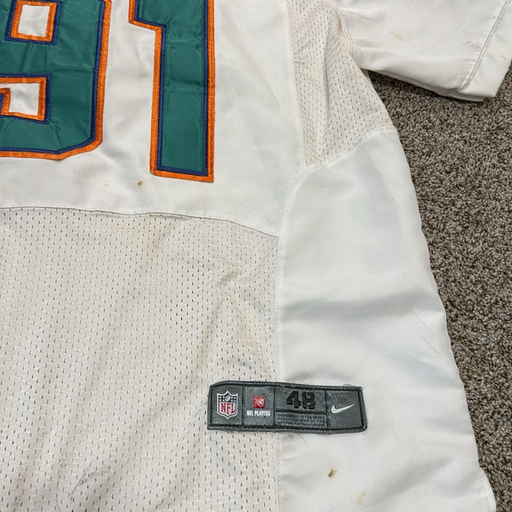 NIKE Men's NFL On Field Miami Dolphins Cameron Wake Apparel Jersey Size … - Picture 3 of 7